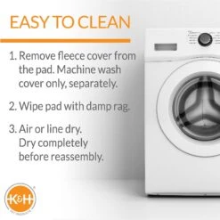 K&H Pet Products Deluxe Lectro-Soft Outdoor Heated Bolster Cat & Dog Bed -PetSafe Shop Sale 100518 PT4. AC SS1800 V1647913028