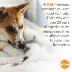 K&H Pet Products Deluxe Lectro-Soft Outdoor Heated Bolster Cat & Dog Bed -PetSafe Shop Sale 100518 PT6. AC SS1800 V1647914503