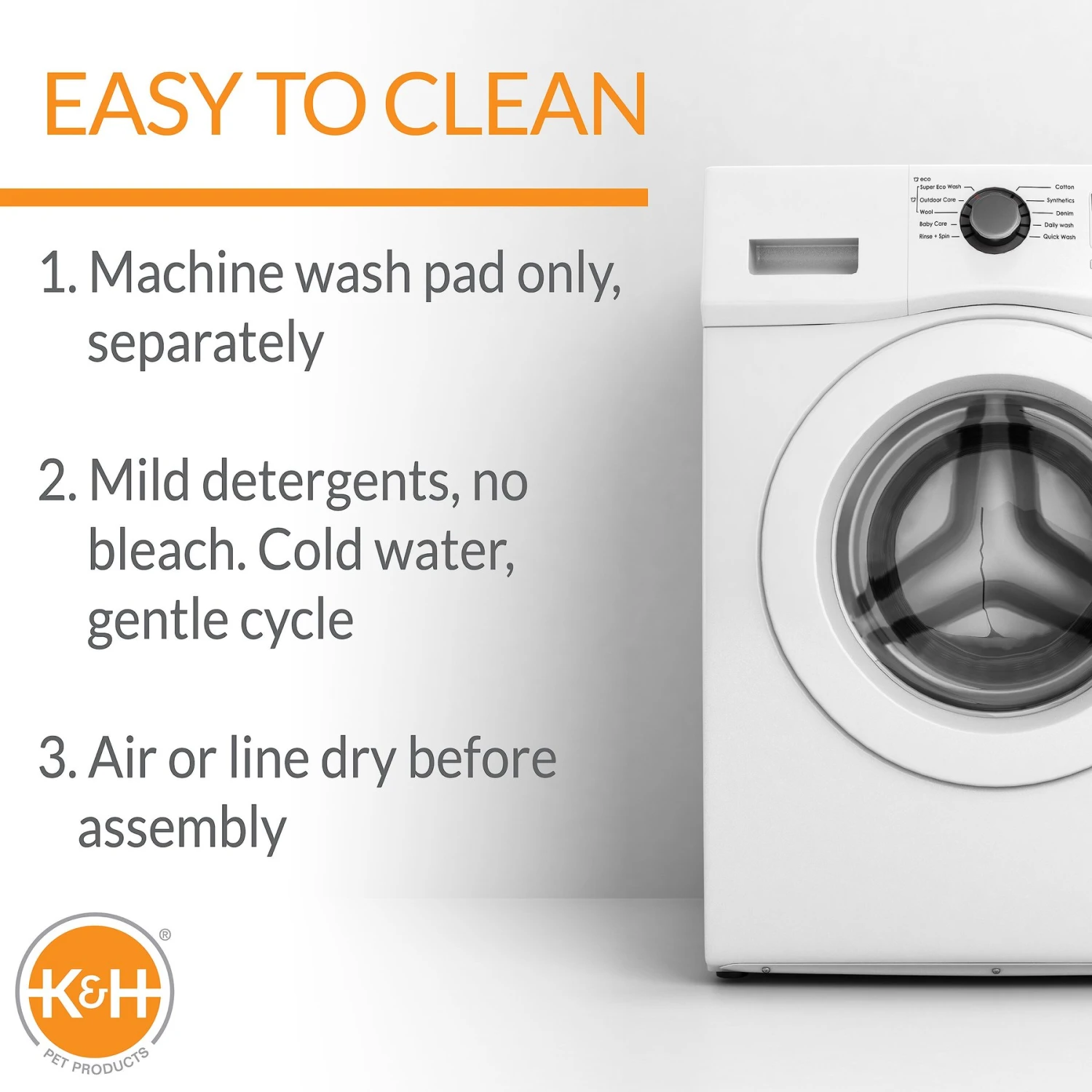 K&H Pet Products Memory Foam Dog Crate Pad, Gray 5 K&H Pet Products Memory Foam Dog Crate Pad, Gray - Image 5