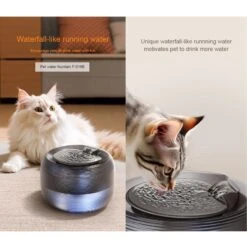 GroovyPets 2.5-L Translucent Pet Drinking Water Fountain Waterer For Cats & Dogs -PetSafe Shop Sale 1016934 PT2. AC SS1800 V1700598930