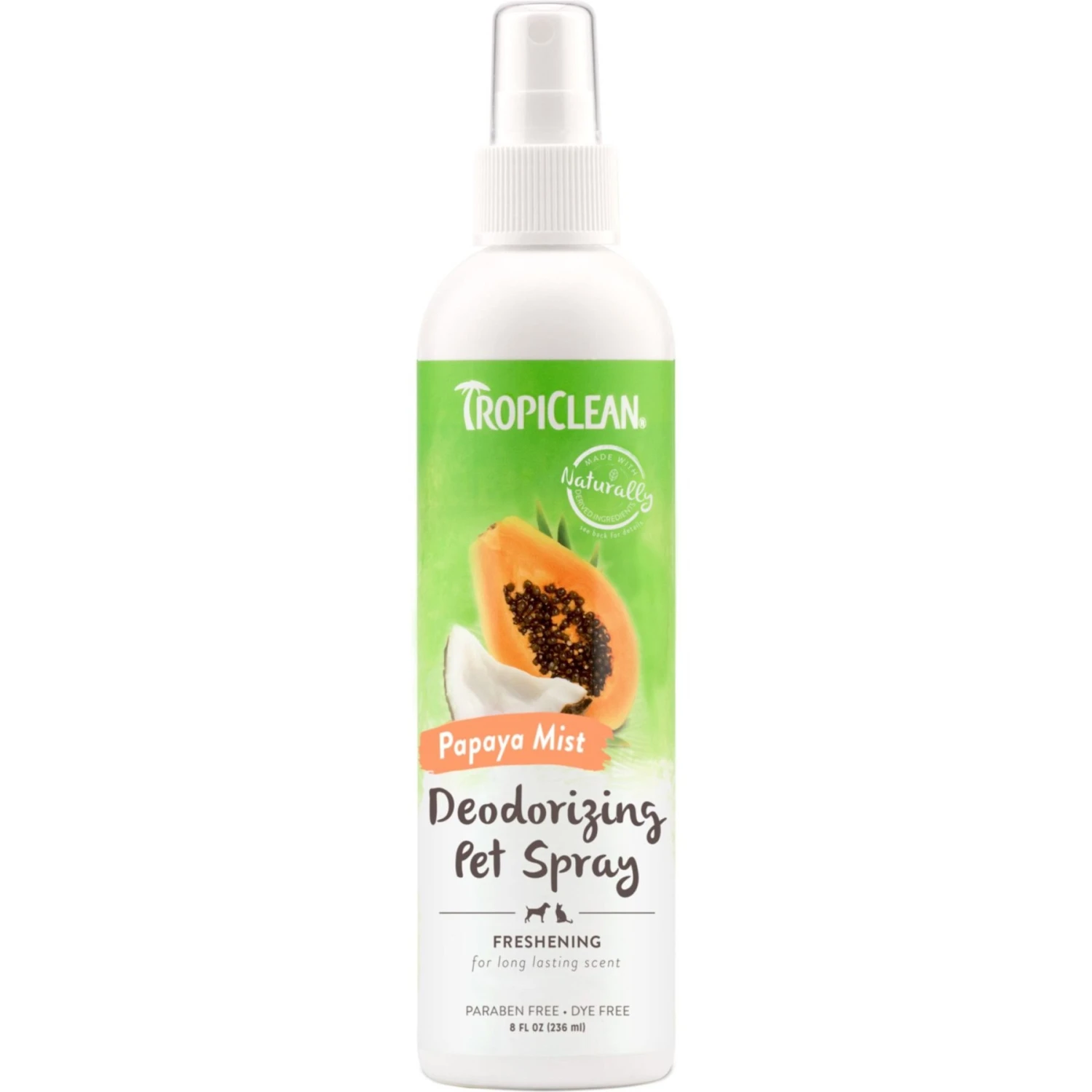 TropiClean Luxury 2 In 1 Papaya & Coconut Pet Shampoo & Conditioner & TropiClean Papaya Deodorizing Dog & Cat Spray 6 TropiClean Luxury 2 In 1 Papaya & Coconut Pet Shampoo & Conditioner & TropiClean Papaya Deodorizing Dog & Cat Spray - Image 6