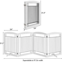 Yaheetech 4-Panel Dog Gate -PetSafe Shop Sale 1033302 PT2. AC SS1800 V1703798895