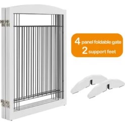 Yaheetech 4-Panel Dog Gate -PetSafe Shop Sale 1033302 PT3. AC SS1800 V1703798894