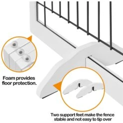 Yaheetech 4-Panel Dog Gate -PetSafe Shop Sale 1033302 PT5. AC SS1800 V1703798880