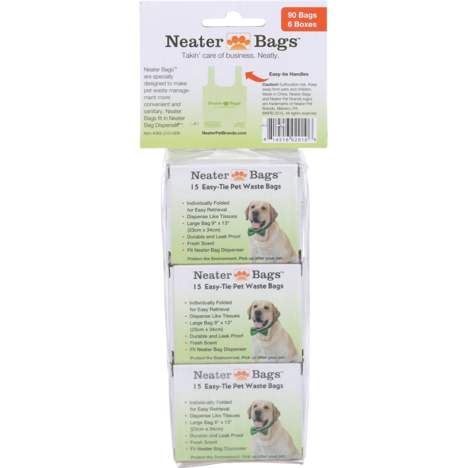Neater Pets Neater Bags Easy-Tie Tissue-Like Dispensing Pet Waste Refill Bags 4 Neater Pets Neater Bags Easy-Tie Tissue-Like Dispensing Pet Waste Refill Bags - Image 4