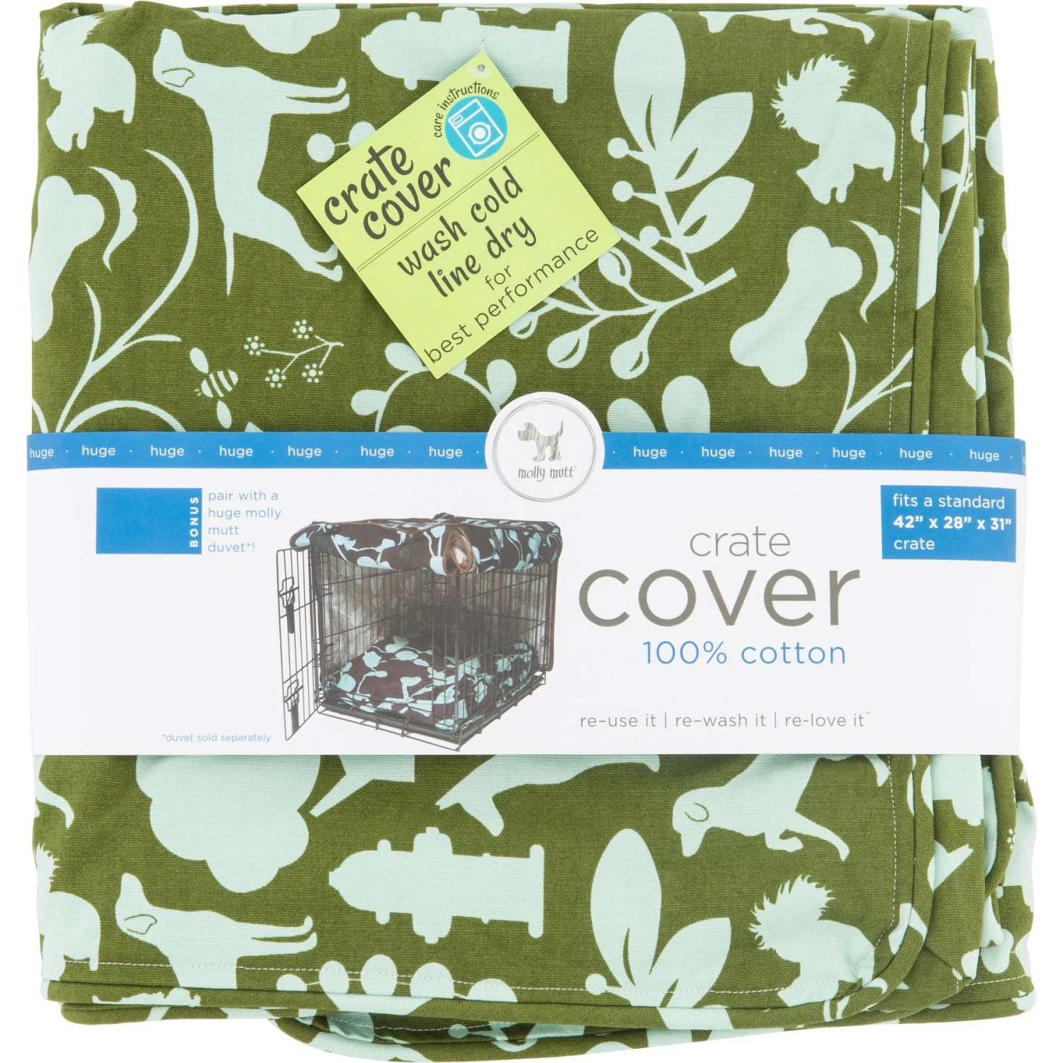 Molly Mutt Amarillo By Morning Dog Crate Cover 2 Molly Mutt Amarillo By Morning Dog Crate Cover - Image 2