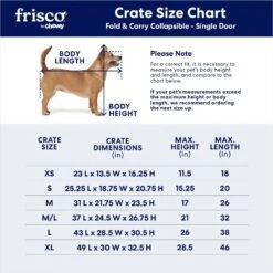 Frisco Heavy Duty Fold & Carry Single Door Collapsible Wire Dog Crate 9 Frisco Heavy Duty Fold & Carry Single Door Collapsible Wire Dog Crate -PetSafe Shop Sale 109783 PT2. AC SS1800 V1667228771