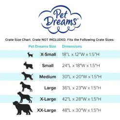 Pet Dreams Sleep-eez Classic Reversible Dog Crate Mat -PetSafe Shop Sale 112898 PT8. AC SS1800 V1684609651