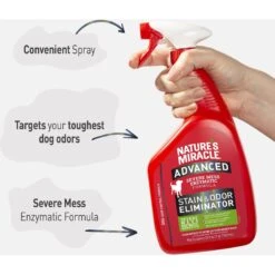 Nature's Miracle Advanced Dog Enzymatic Stain Remover & Odor Eliminator Spray, 32-oz Bottle -PetSafe Shop Sale 115521 PT3. AC SS1800 V1701453400