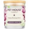 Pet House Lavender Green Tea Natural Plant-Based Wax Candle