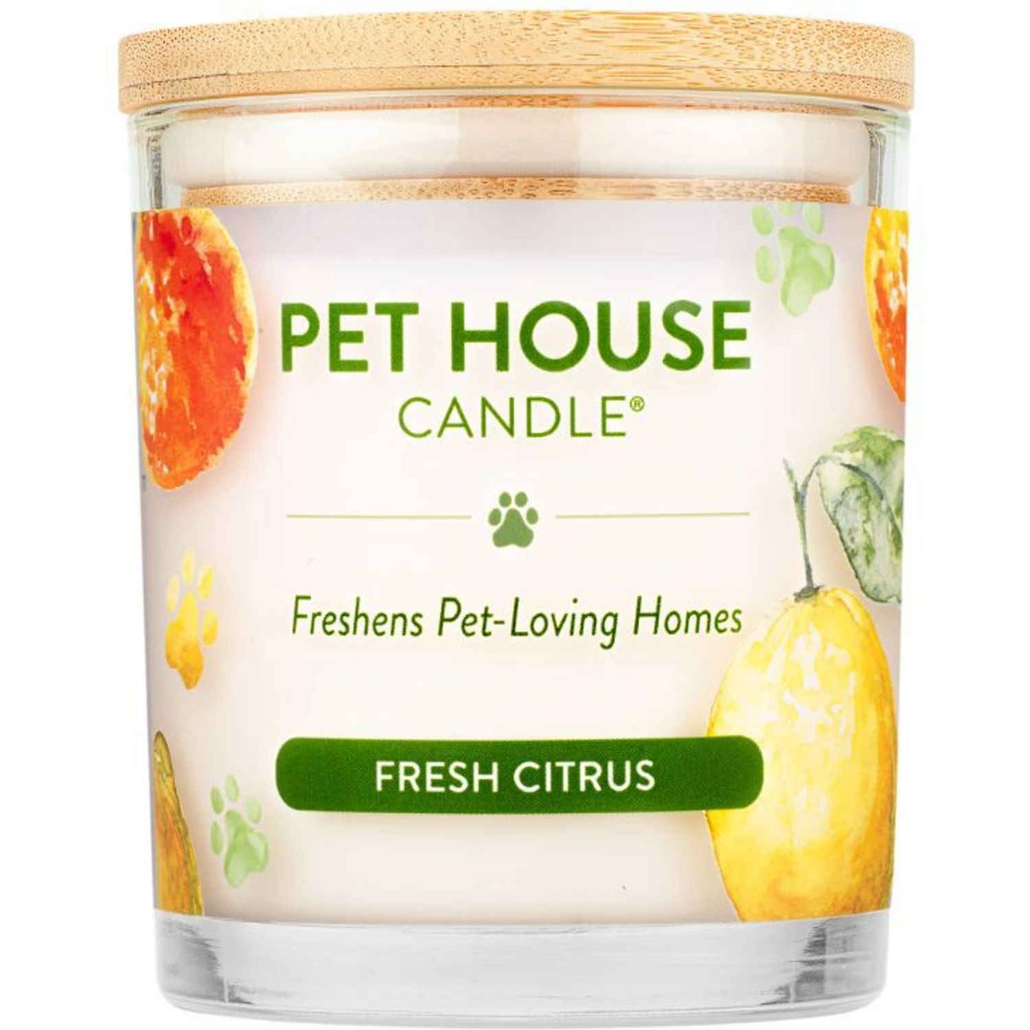 Pet House Fresh Citrus Natural Plant-Based Wax Candle 1 Pet House Fresh Citrus Natural Plant-Based Wax Candle