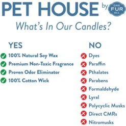 Pet House Mandarin Sage Natural Plant-Based Wax Candle -PetSafe Shop Sale 115984 PT5. AC SS1800 V1629241641