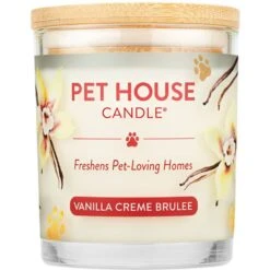 Pet House Vanilla Creme Brulee Pet House Plant-Based Wax Candle