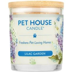 Pet House Lilac Garden Natural Plant-Based Wax Candle