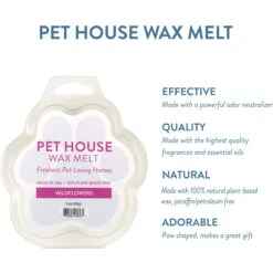 Pet House Wildflowers Natural Plant-Based Wax Melt 7 Pet House Wildflowers Natural Plant-Based Wax Melt -PetSafe Shop Sale 116068 PT2. AC SS1800 V1499451193
