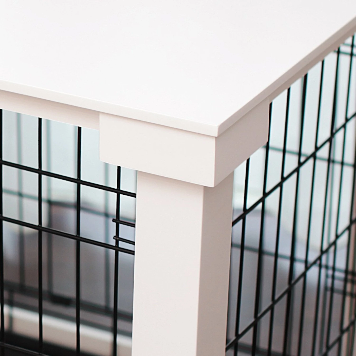 Merry Products Double Door Furniture Style Dog Crate & End Table 7 Merry Products Double Door Furniture Style Dog Crate & End Table - Image 7