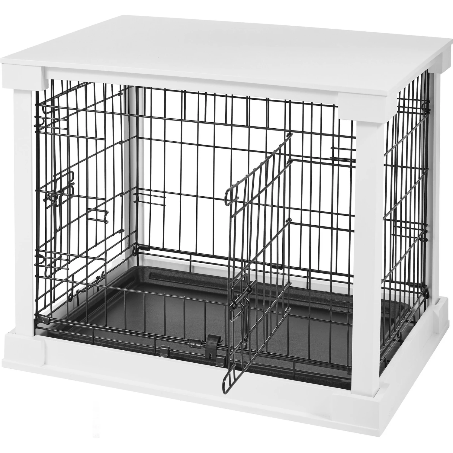Merry Products Double Door Furniture Style Dog Crate & End Table 8 Merry Products Double Door Furniture Style Dog Crate & End Table - Image 8