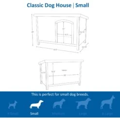 TRIXIE Natura Classic Dog House With Weatherproof Finish, Elevated Floor 14 TRIXIE Natura Classic Dog House With Weatherproof Finish, Elevated Floor -PetSafe Shop Sale 118966 PT6. AC SS1800 V1643412114