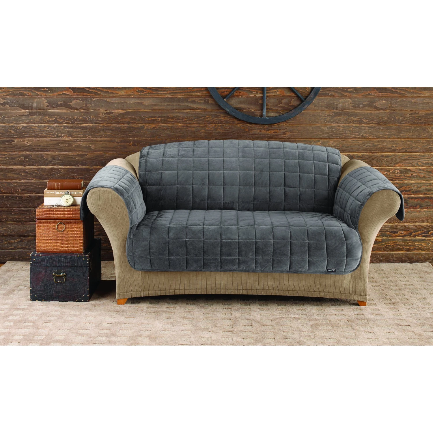 Sure Fit Deluxe Loveseat Cover 2 Sure Fit Deluxe Loveseat Cover - Image 2