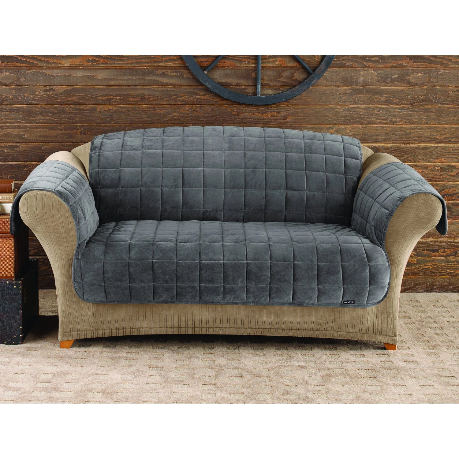 Sure Fit Deluxe Loveseat Cover 3 Sure Fit Deluxe Loveseat Cover - Image 3
