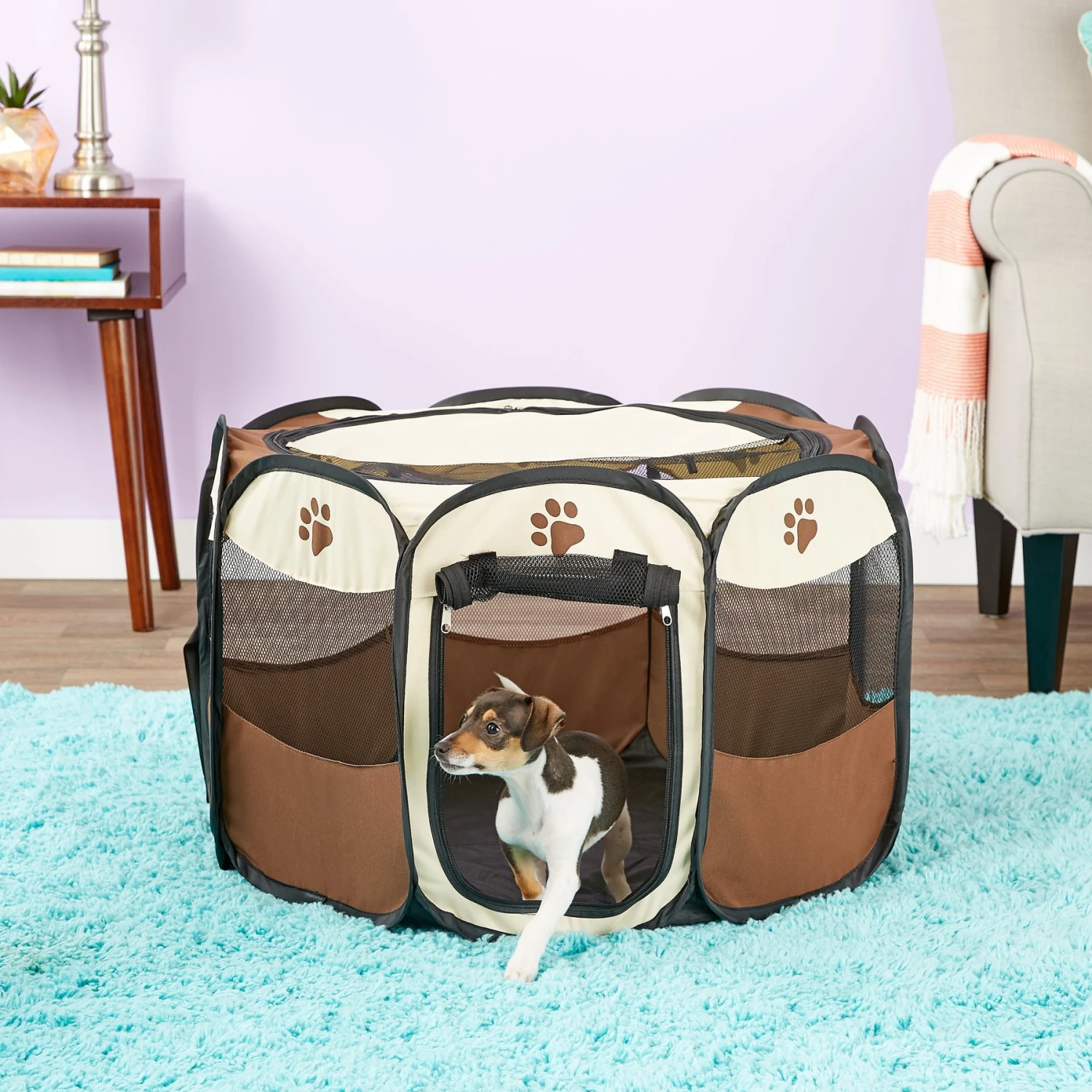 Etna Pet Store Portable Soft-sided Dog & Cat Playpen 1 Etna Pet Store Portable Soft-sided Dog & Cat Playpen