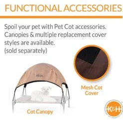 K&H Pet Products Comfy Pet Cot Elevated Pet Bed 12 K&H Pet Products Comfy Pet Cot Elevated Pet Bed -PetSafe Shop Sale 121207 PT3. AC SS1800 V1626392506