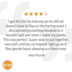 K&H Pet Products Comfy Pet Cot Elevated Pet Bed 16 K&H Pet Products Comfy Pet Cot Elevated Pet Bed -PetSafe Shop Sale 121207 PT7. AC SS1800 V1626391616