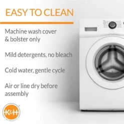 K&H Pet Products Original Bolster Pet Cot Elevated Dog Bed, Chocolate -PetSafe Shop Sale 121246 PT6. AC SS1800 V1620835637