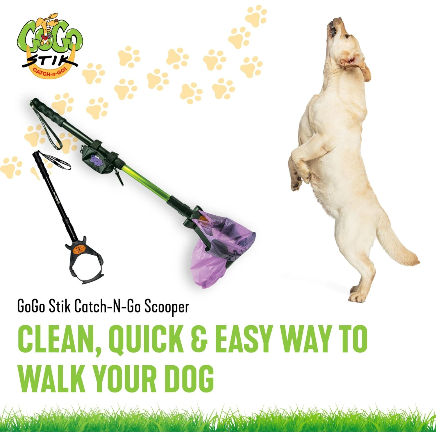 Pooch Approved Products GoGo Stik Pooper Scooper 2 Pooch Approved Products GoGo Stik Pooper Scooper - Image 2