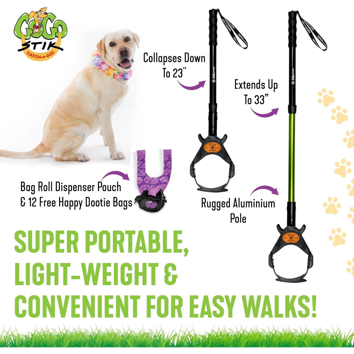 Pooch Approved Products GoGo Stik Pooper Scooper 4 Pooch Approved Products GoGo Stik Pooper Scooper - Image 4