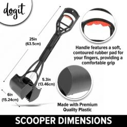Dogit Jaws For Grass Dog Pooper Scooper -PetSafe Shop Sale 122741 PT2. AC SS1800 V1627686983