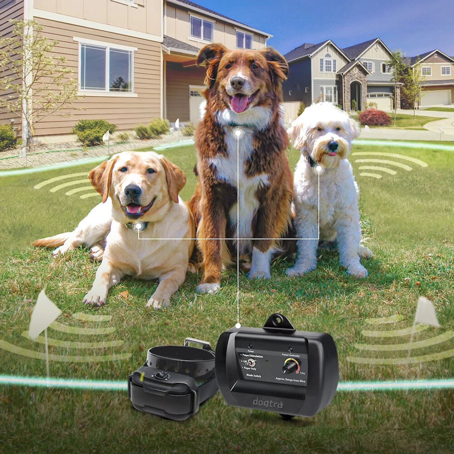 Dogtra E-FENCE 3500 Containment System In-Ground Wired Fence With Rechargeable Wireless Collar 8 Dogtra E-FENCE 3500 Containment System In-Ground Wired Fence With Rechargeable Wireless Collar - Image 8