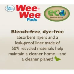 Four Paws Wee-Wee Superior Performance Eco Dog Pee Pads -PetSafe Shop Sale 124513 PT2. AC SS1800 V1685646791