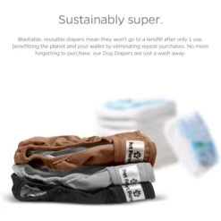 Pet Parents Washable Male & Female Dog Diapers + Extendrs 16 Pet Parents Washable Male & Female Dog Diapers + Extendrs -PetSafe Shop Sale 126897 PT7. AC SS1800 V1698438551
