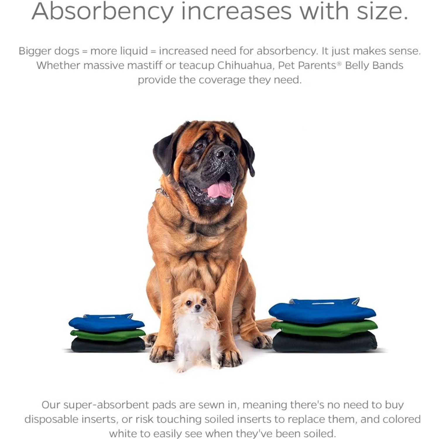 Pet Parents Belly Band Washable Male Dog Wrap + Extendrs 5 Pet Parents Belly Band Washable Male Dog Wrap + Extendrs - Image 5