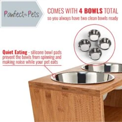 Pawfect Pets Premium Non-Skid Elevated Dog & Cat Bowl 11 Pawfect Pets Premium Non-Skid Elevated Dog & Cat Bowl -PetSafe Shop Sale 127480 PT2. AC SS1800 V1627608991