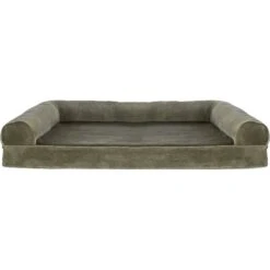 FurHaven Faux Fur Memory Top Bolster Dog Bed With Removable Cover -PetSafe Shop Sale 138444 PT2. AC SS1800 V1606777325