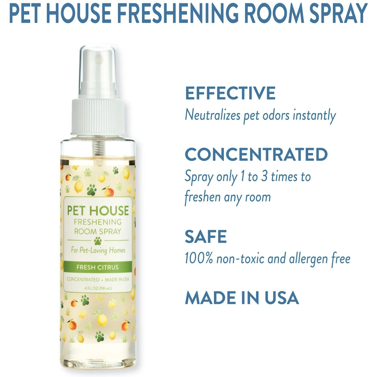 Pet House Fresh Citrus Freshening Room Spray 3 Pet House Fresh Citrus Freshening Room Spray - Image 3