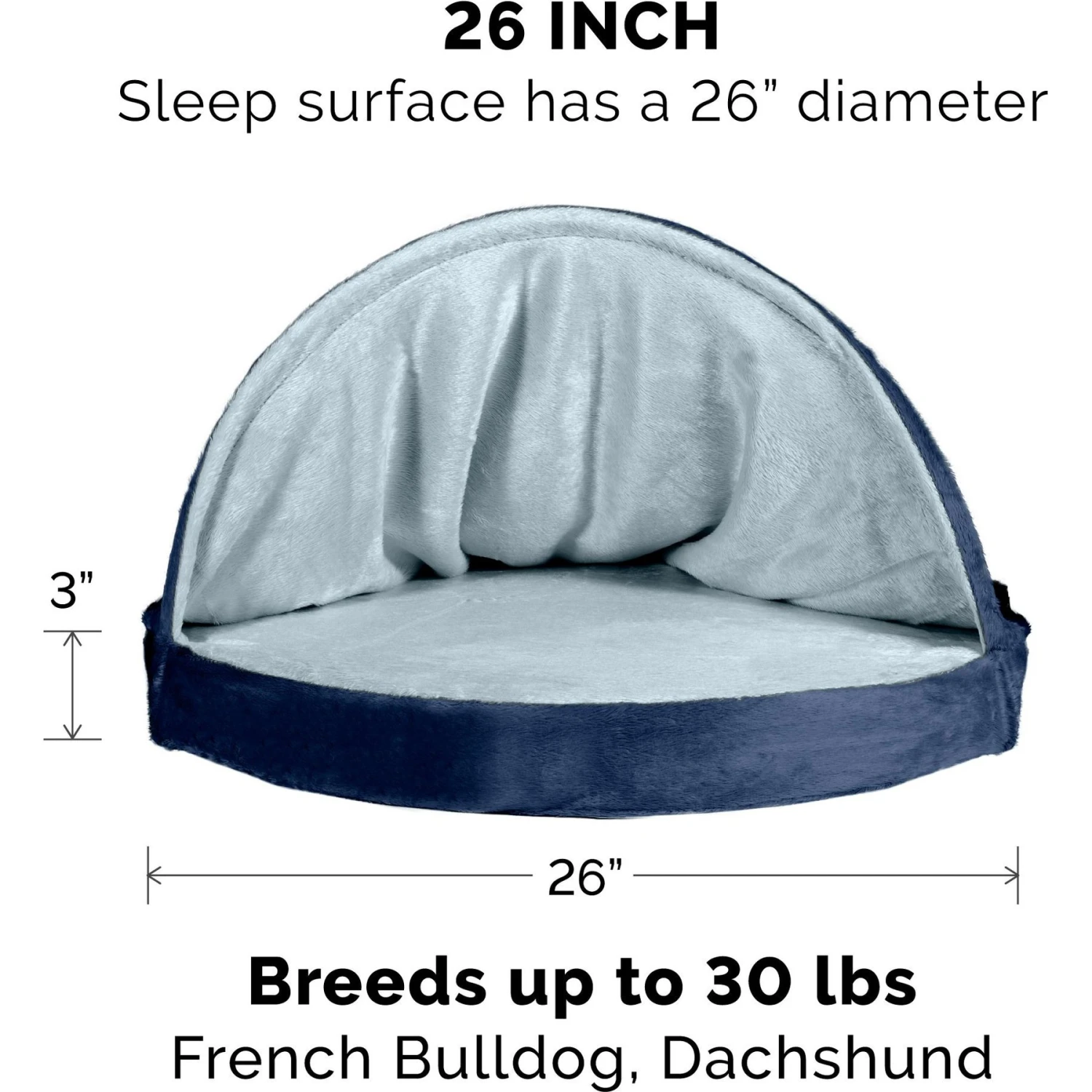 FurHaven Microvelvet Snuggery Orthopedic Cat & Dog Bed With Removable Cover 2 FurHaven Microvelvet Snuggery Orthopedic Cat & Dog Bed With Removable Cover - Image 2