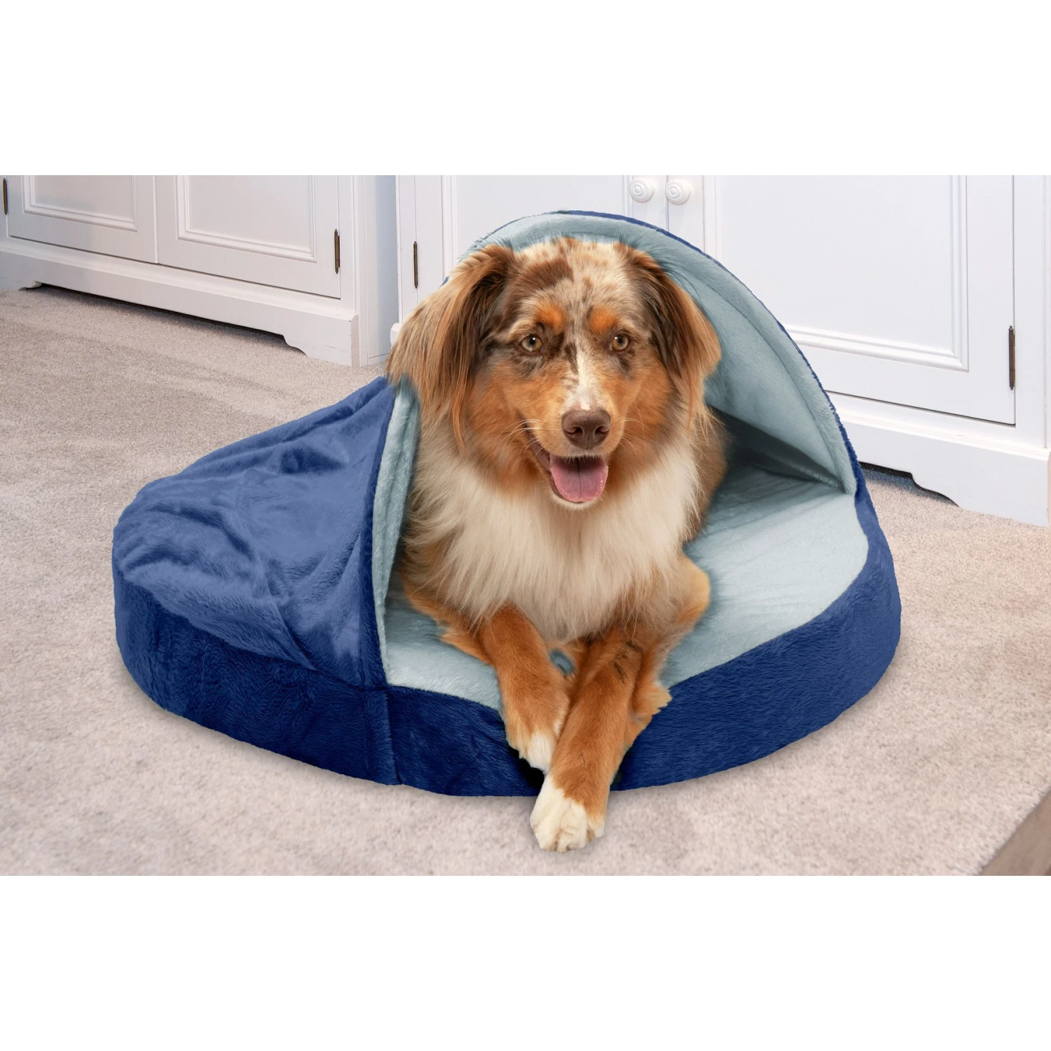 FurHaven Microvelvet Snuggery Orthopedic Cat & Dog Bed With Removable Cover 3 FurHaven Microvelvet Snuggery Orthopedic Cat & Dog Bed With Removable Cover - Image 3