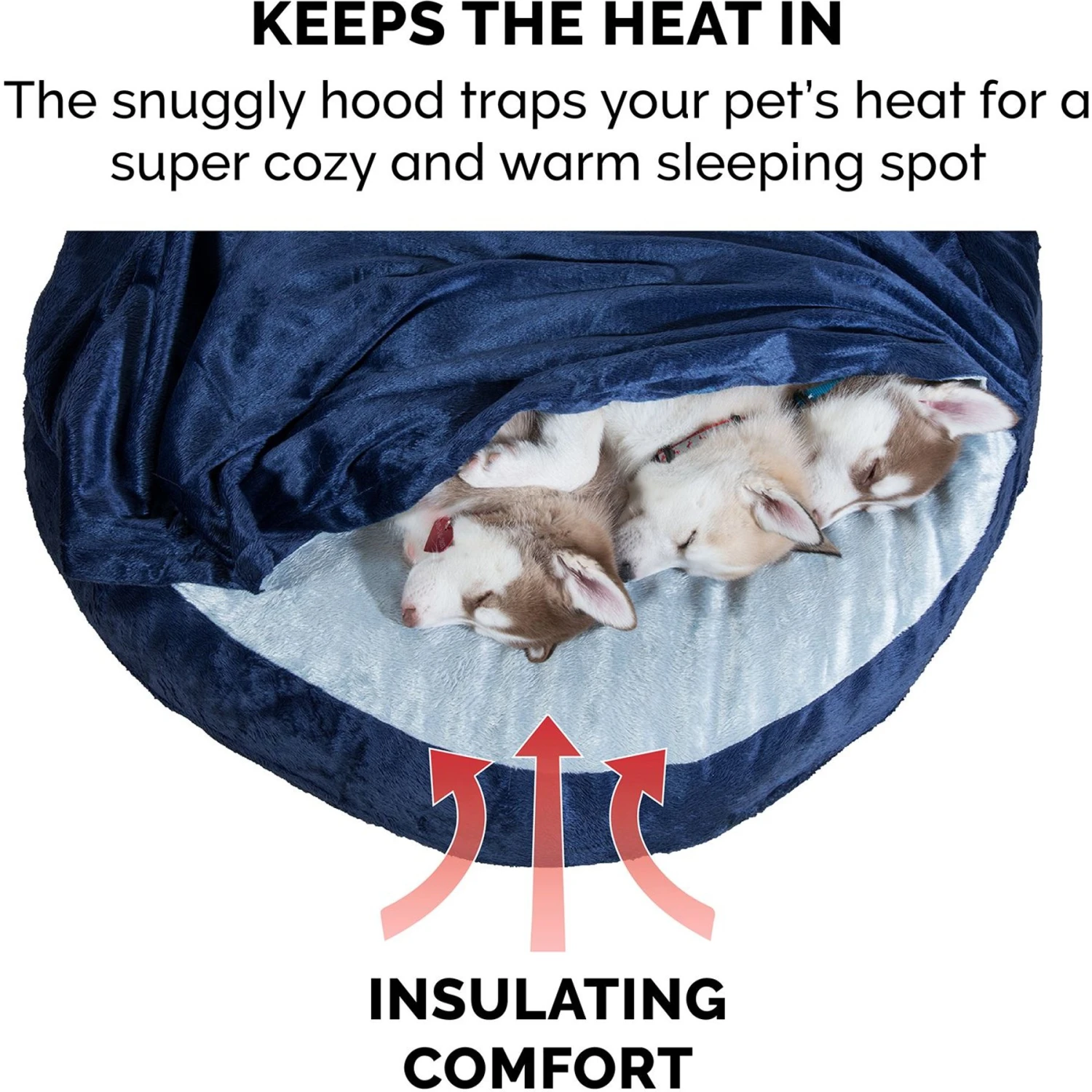 FurHaven Microvelvet Snuggery Orthopedic Cat & Dog Bed With Removable Cover 5 FurHaven Microvelvet Snuggery Orthopedic Cat & Dog Bed With Removable Cover - Image 5