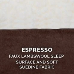 FurHaven Faux Sheepskin & Suede Deluxe Orthopedic Cat & Dog Bed With Removable Cover -PetSafe Shop Sale 145039 PT8. AC SS1800 V1606357031