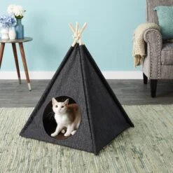 P.L.A.Y. Pet Lifestyle And You Teepee Tent Covered Cat & Dog Bed -PetSafe Shop Sale 145964 PT3. AC SS1800 V1566408469