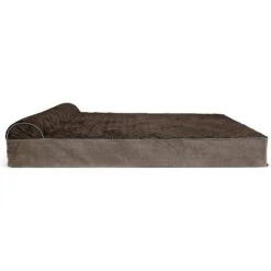 FurHaven Quilted Goliath Chaise Bolster Dog Bed With Removable Cover -PetSafe Shop Sale 152602 PT2. AC SS1800 V1597068407