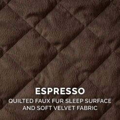FurHaven Quilted Goliath Chaise Bolster Dog Bed With Removable Cover -PetSafe Shop Sale 152602 PT8. AC SS1800 V1597096300