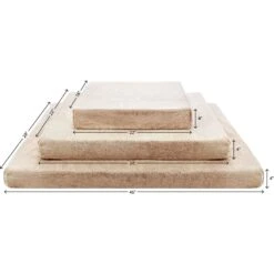 Brindle Plush Orthopedic Pillow Cat & Dog Bed With Removable Cover -PetSafe Shop Sale 154128 PT7. AC SS1800 V1552680160