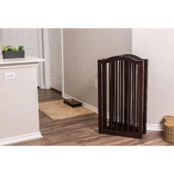 Internet's Best Traditional Arch Pet Gate, Espresso -PetSafe Shop Sale 154373 PT2. AC SS1800 V1540502025
