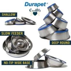OurPets Durapet Premium Stainless Steel Slow-Feed Dog Bowl -PetSafe Shop Sale 155052 PT5. AC SS1800 V1638838076