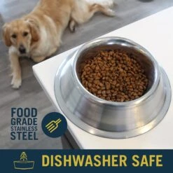 OurPets Durapet Premium Rubber-Bonded Stainless Steel No-Tip Bowl -PetSafe Shop Sale 155074 PT2. AC SS1800 V1638838590