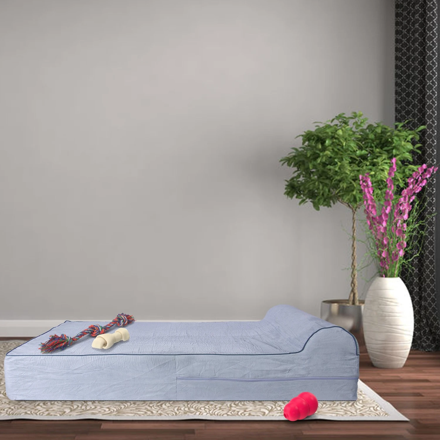 KOPEKS Orthopedic Pillow Dog Bed With Removable Cover 7 KOPEKS Orthopedic Pillow Dog Bed With Removable Cover - Image 7